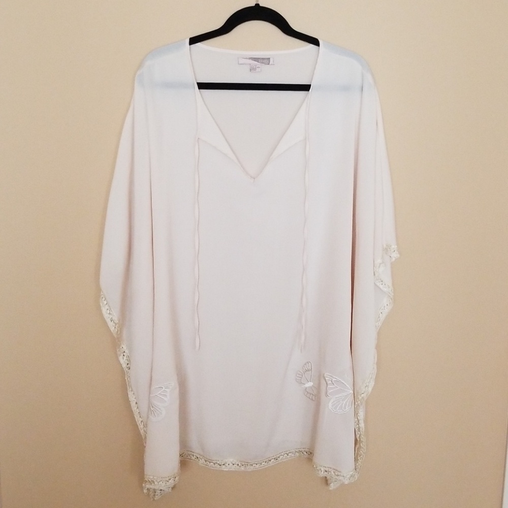 Butterfly poncho dress